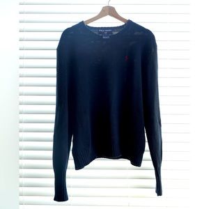 Polo sport sweater in navy sizes L for mens